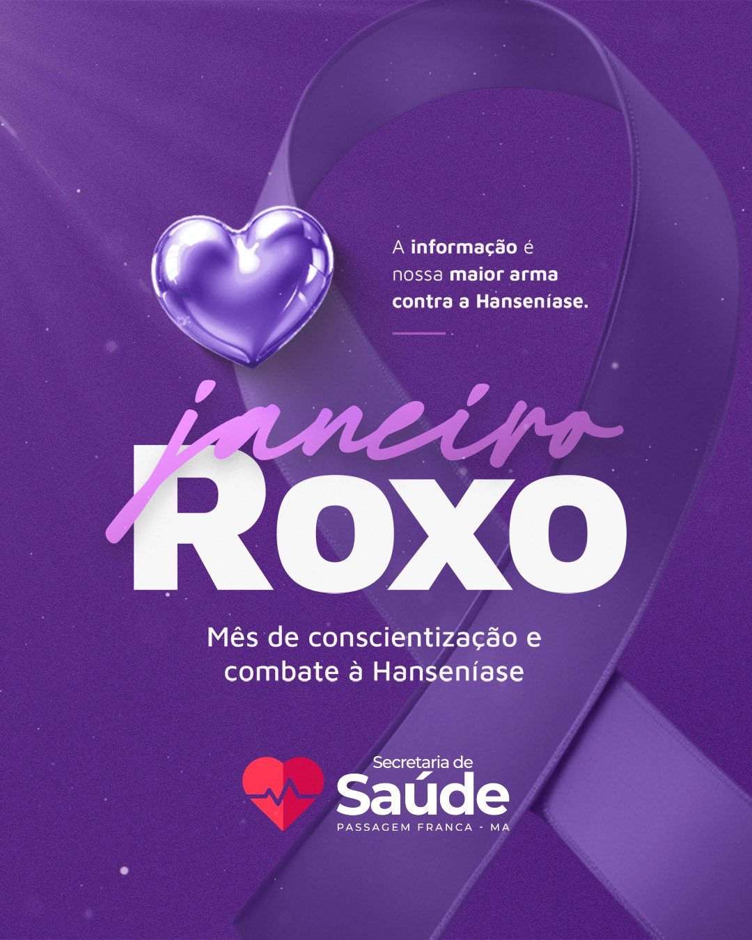 O Janeiro Roxo é uma campanha nacional dedicada à conscientização e combate à hanseníase